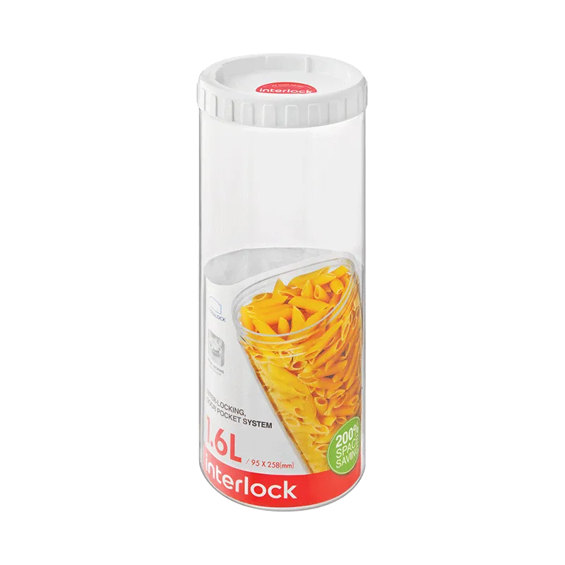 1.6L LocknLock Interlock  Container White INL303