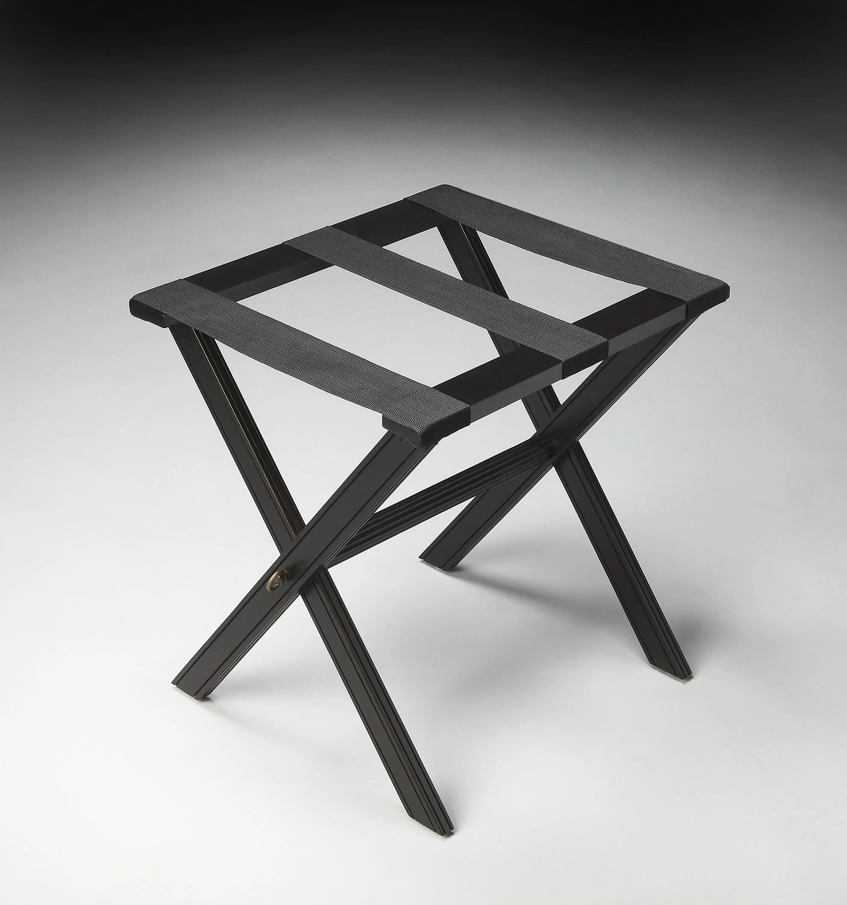 Anthony Folding Luggage Rack in Black  1222111