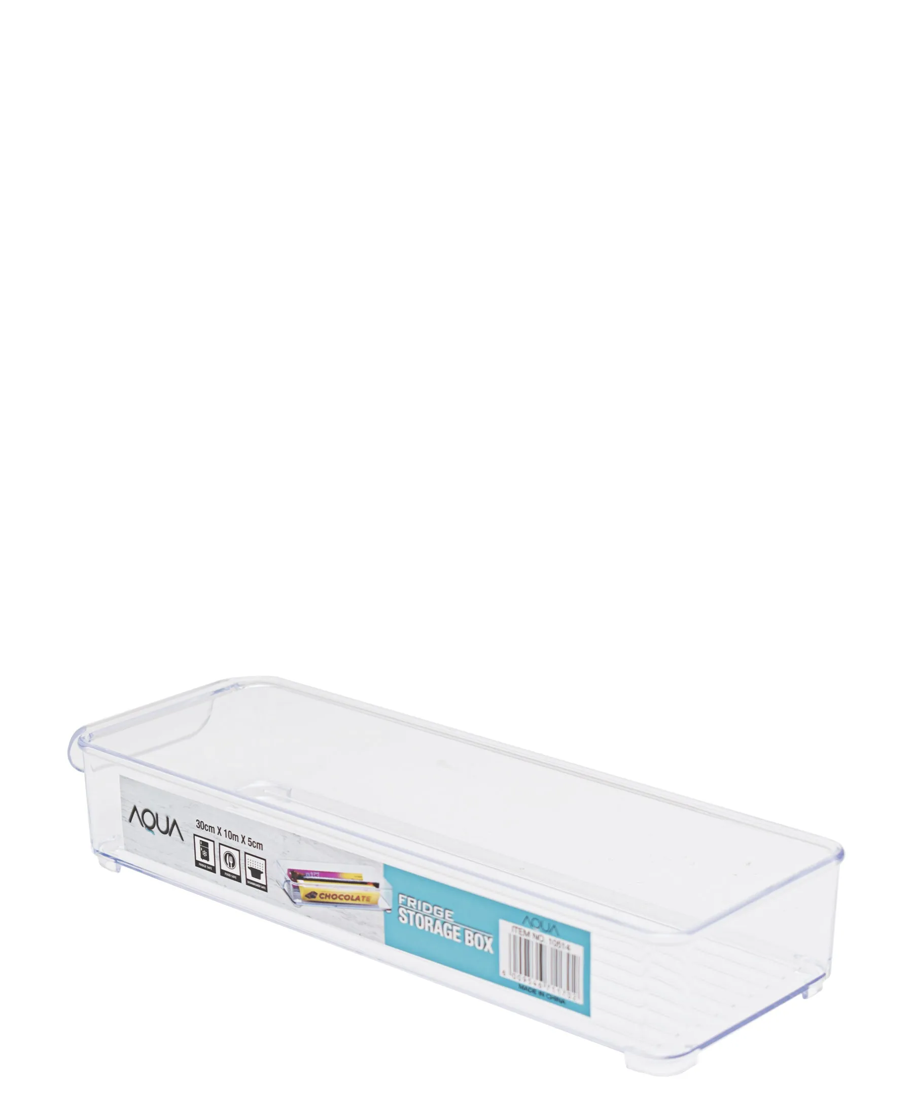 Aqua Fridge Storage Box 30cm - Clear