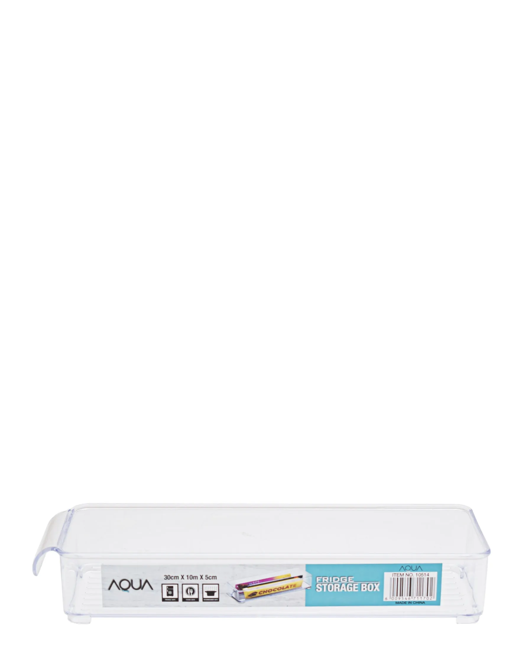 Aqua Fridge Storage Box 30cm - Clear