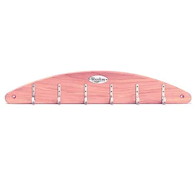 Aromatic Cedar Wall Mount Belt Rack