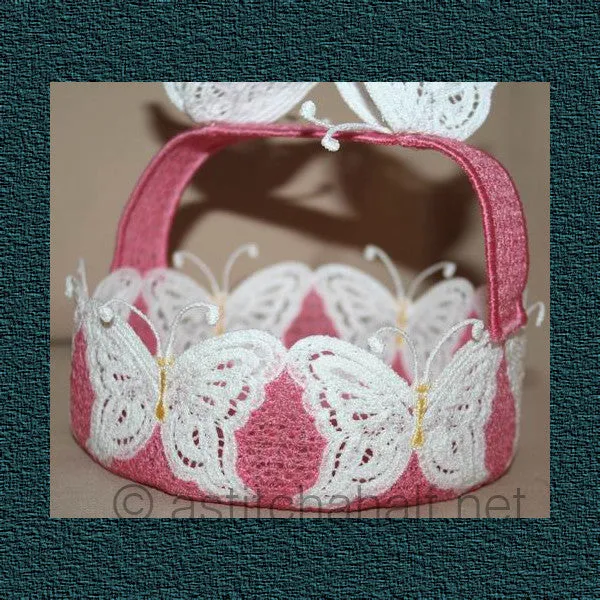 Butterfly Dreams Freestanding Lace Baskets