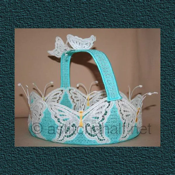 Butterfly Dreams Freestanding Lace Baskets