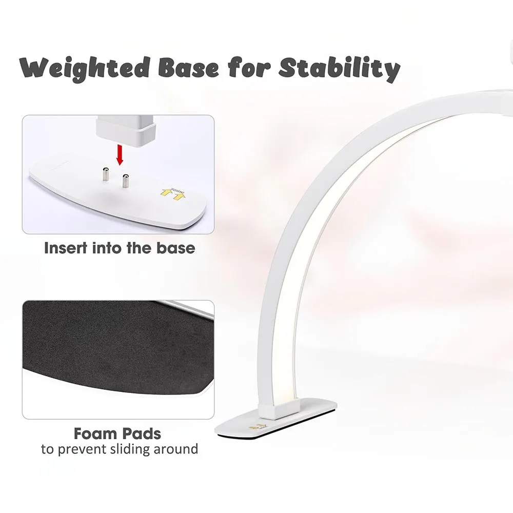 Byootique Nail Table Lamp with Phone Holder
