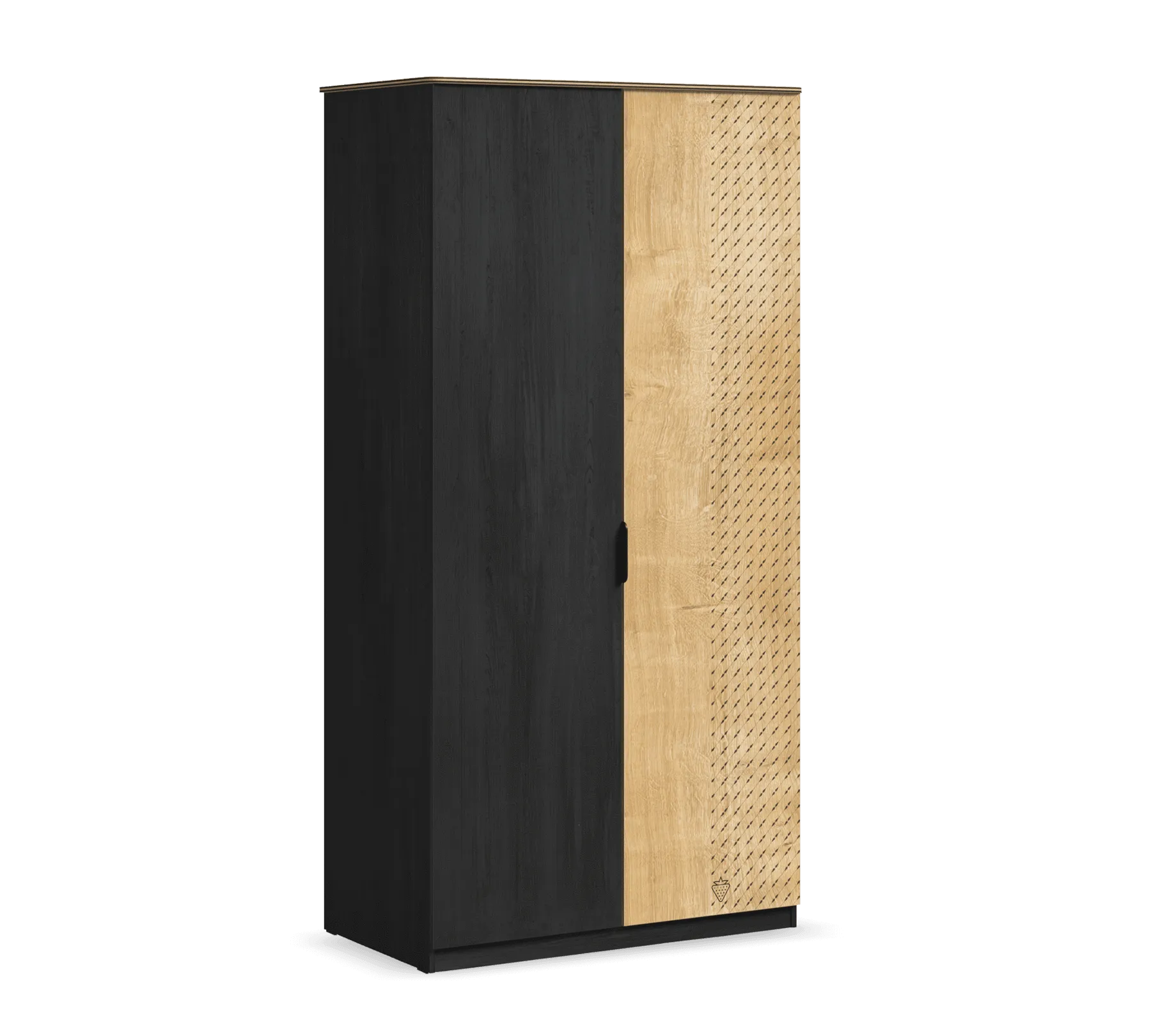 Cilek Black 2 Doors Wardrobe