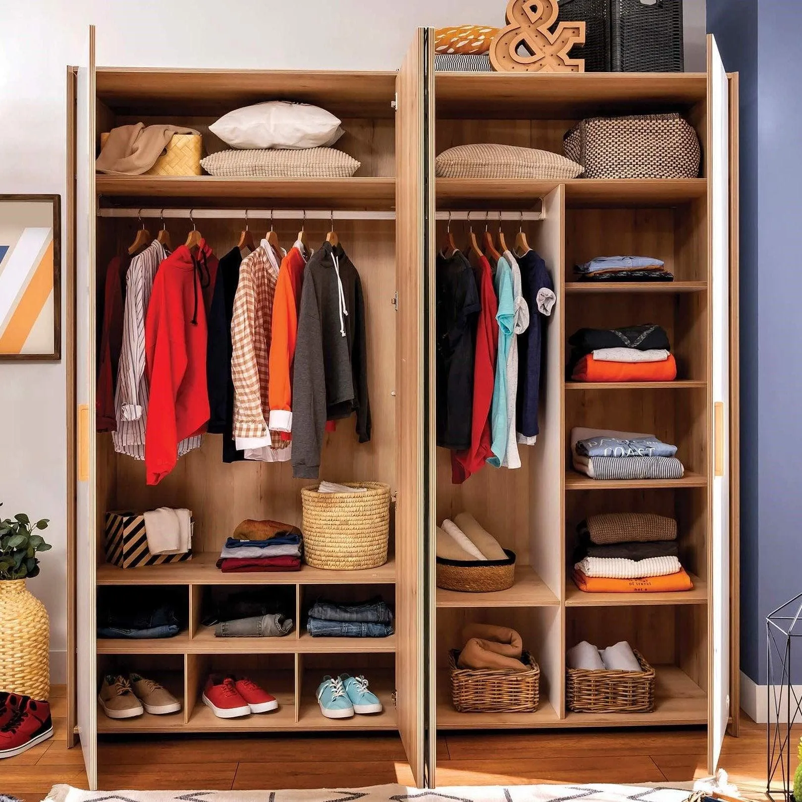 Cilek Modera 4 Doors Wardrobe