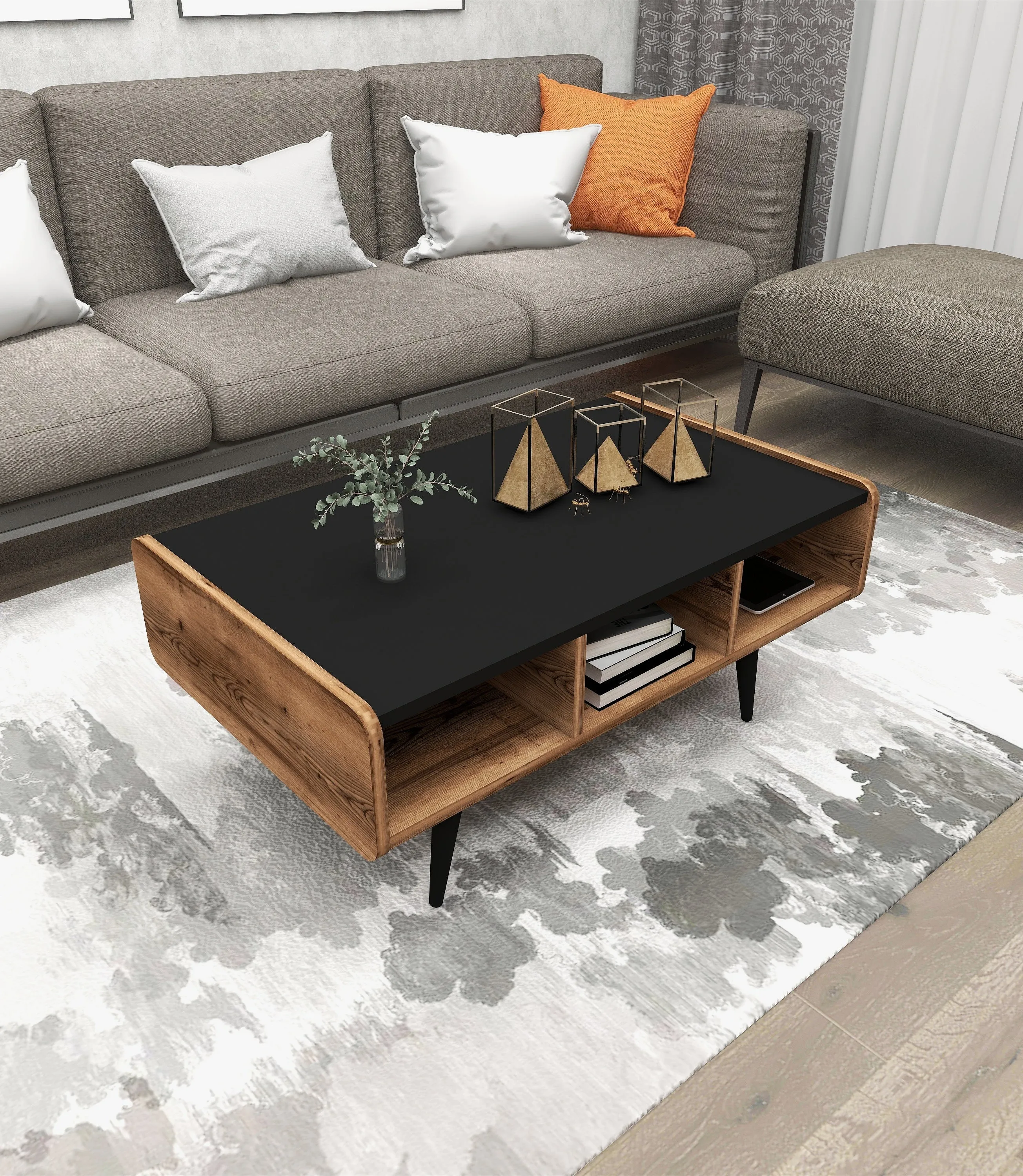 Coffee Table with Storage Unit Farelle