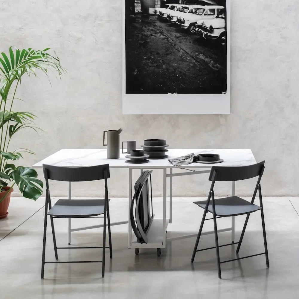 Ensemble Console - Dining Table and Hidden Chairs