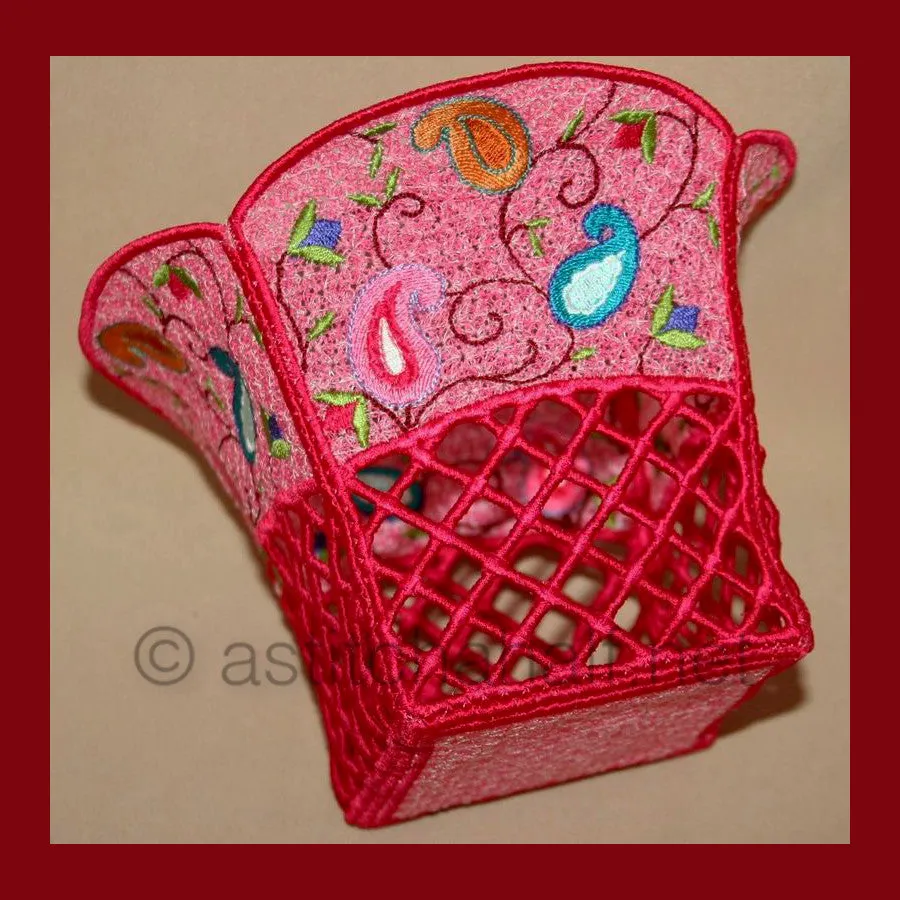FSL Paisley Petal Baskets