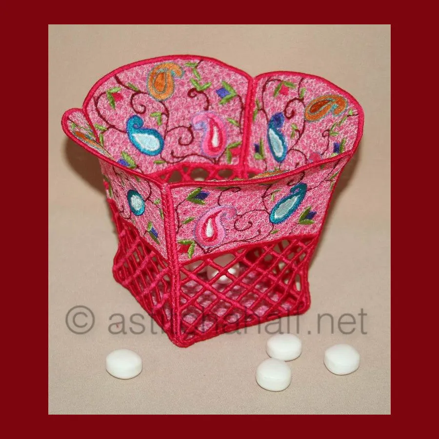 FSL Paisley Petal Baskets