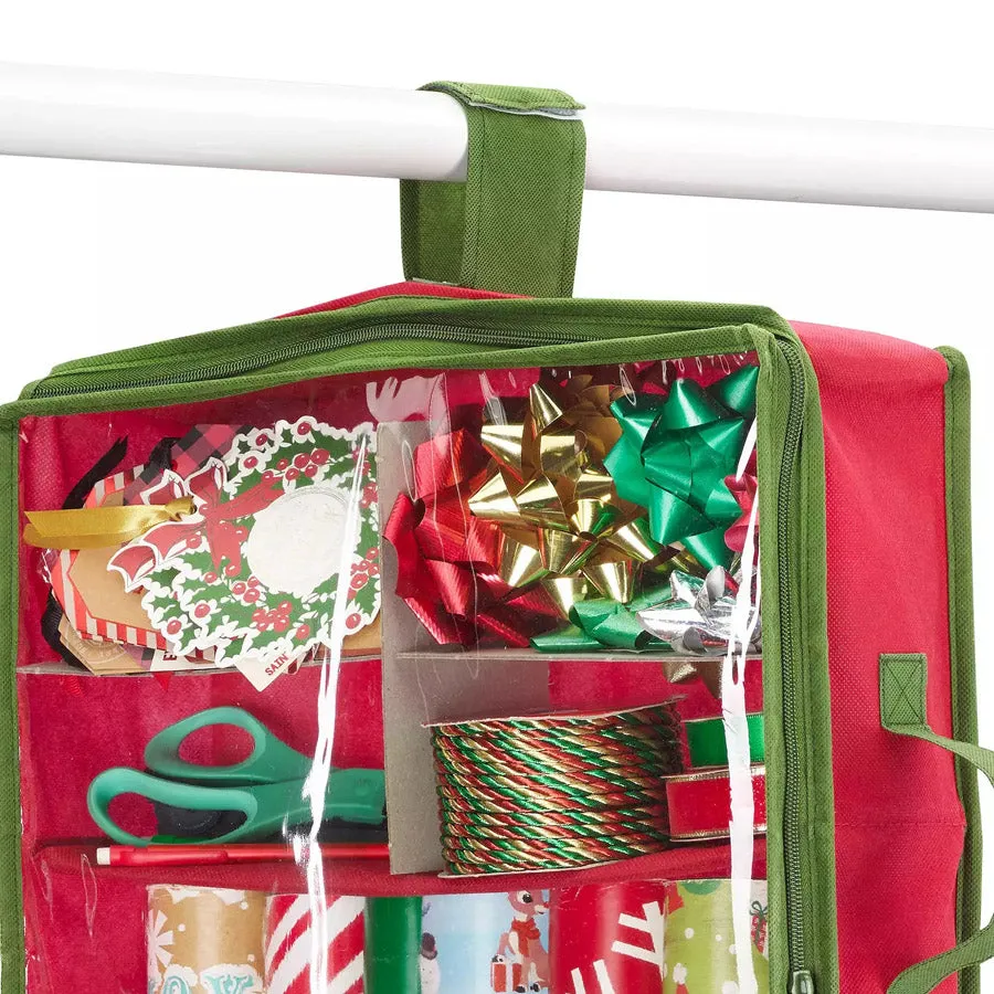 Gift Wrap Organizer - Red