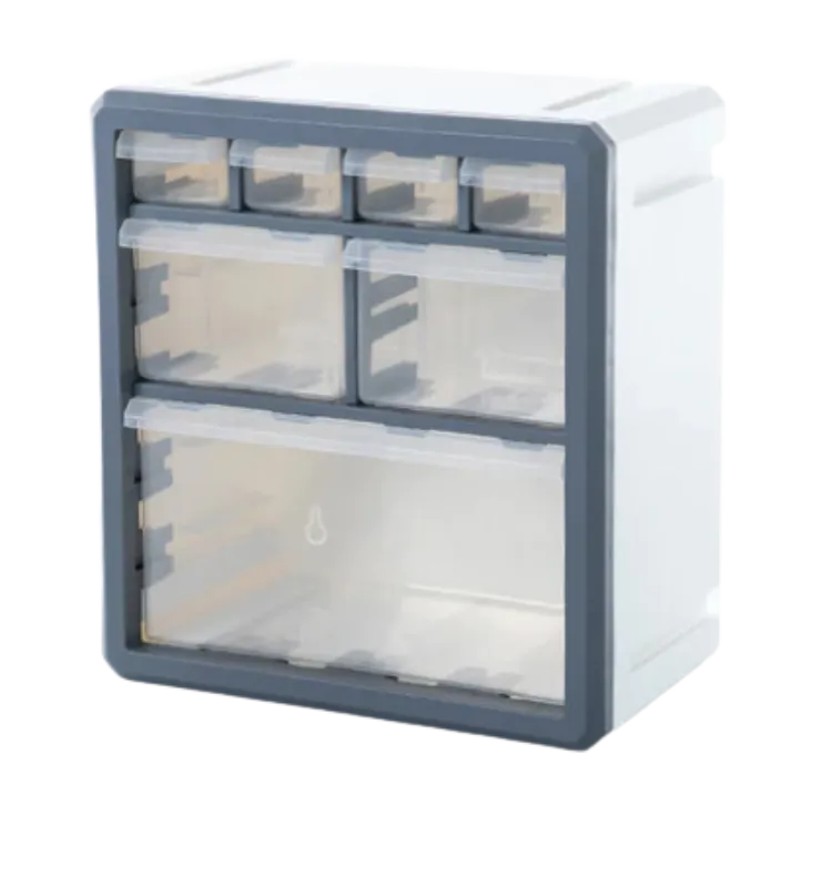 Hepta Cube Storage Box Gray/White