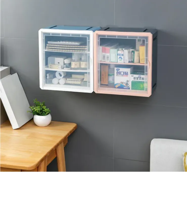 Hexa2 Cube Storage Box Pink/Gray
