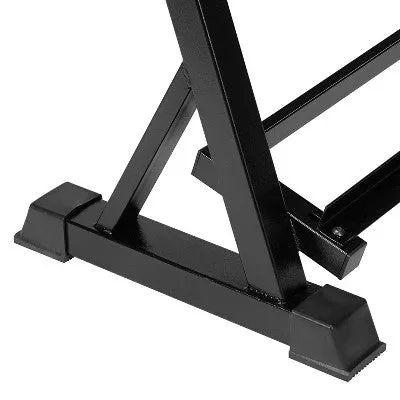 Ignite by SPRI 3 Tier Hand Weight Rack - Black