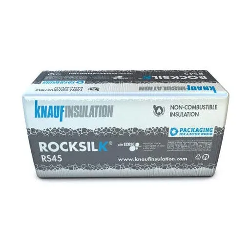 Knauf Rocksilk® RS45 Building Slab | 1200mm x 600mm | All Sizes