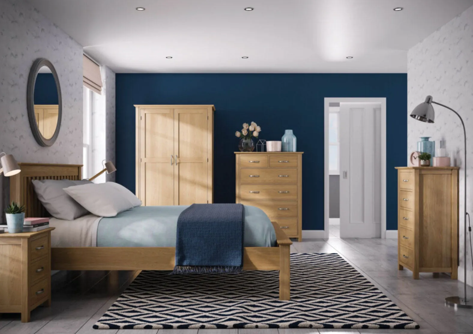 Manor Collection Norfolk Double All Hanging Wardrobe