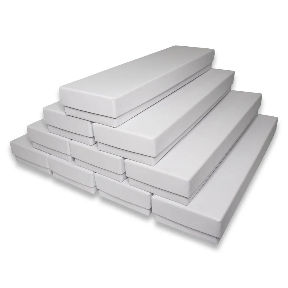 Matte White Cotton Filled Boxes