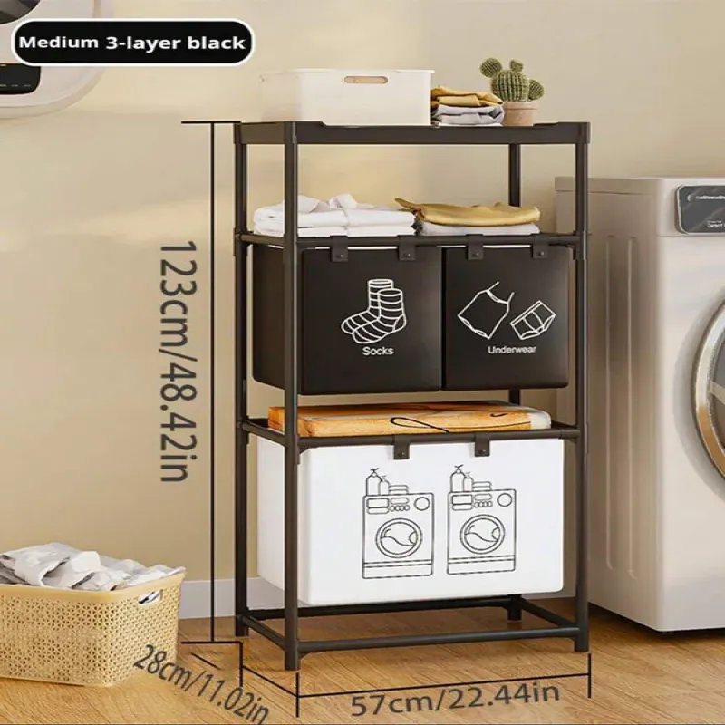 MODERN LUXOR FOLDING LAUNDRY BASKET