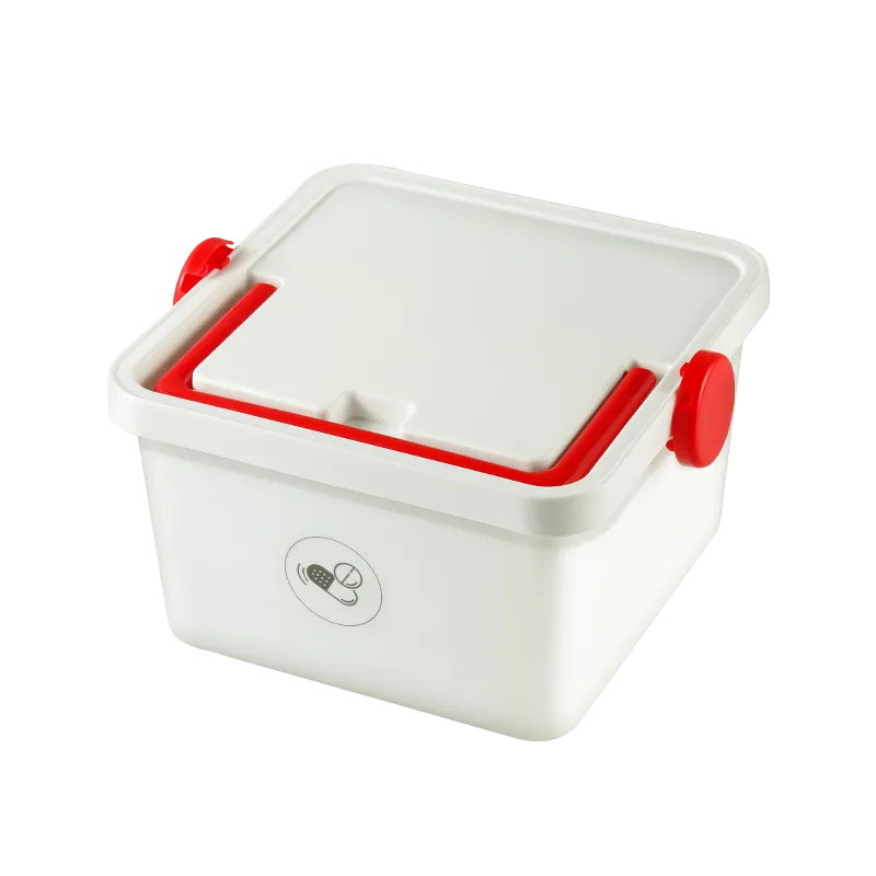 Portable Medicine Box, Transparent Plastic Cover