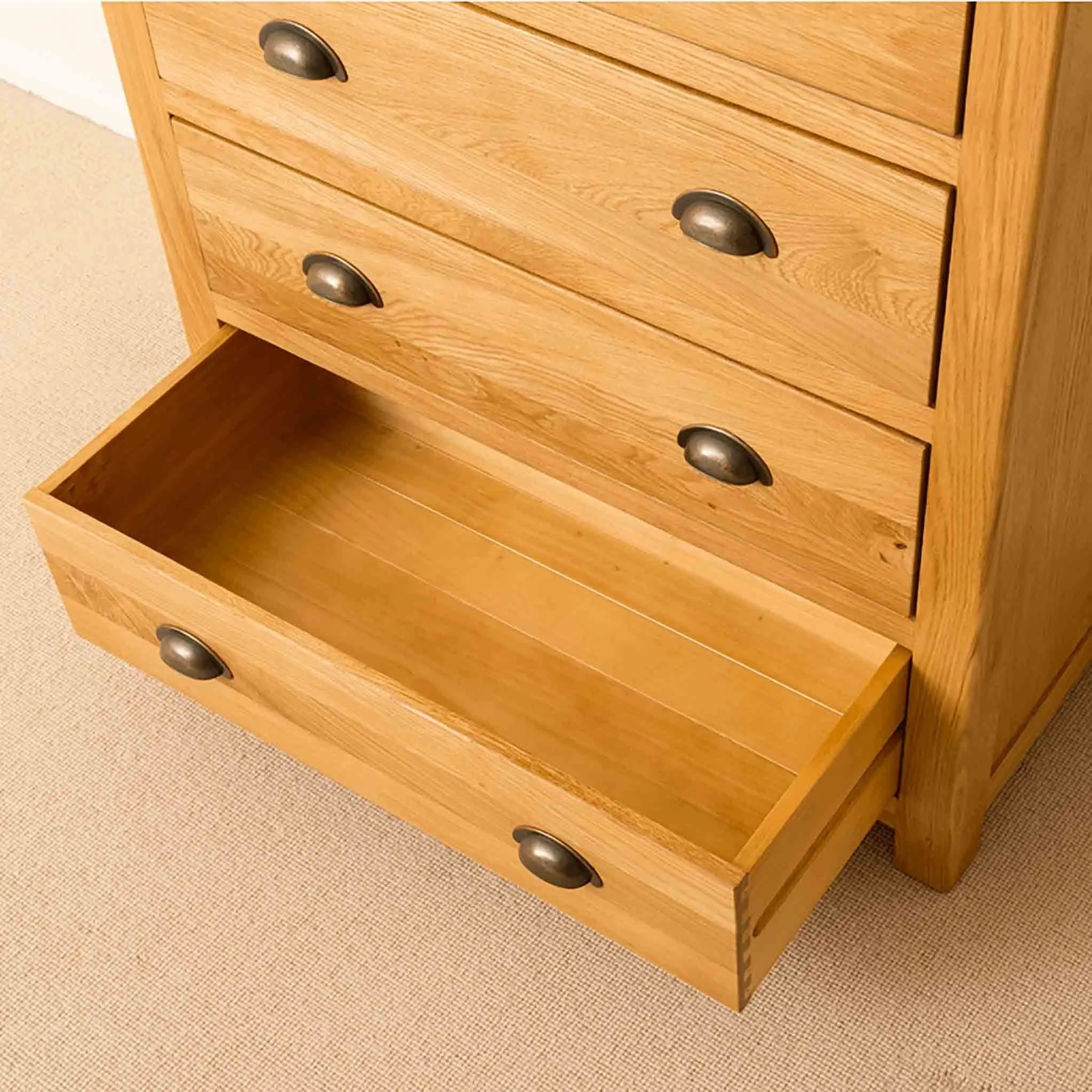 Roseland Oak 2 Over 4 Drawer Chest