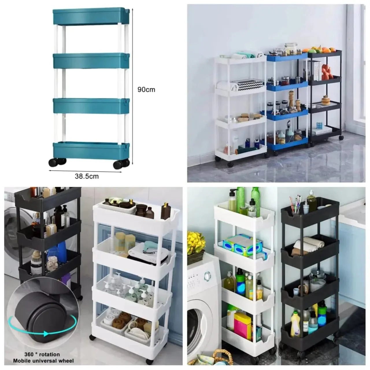 Space Saving 5 Tier Trolly