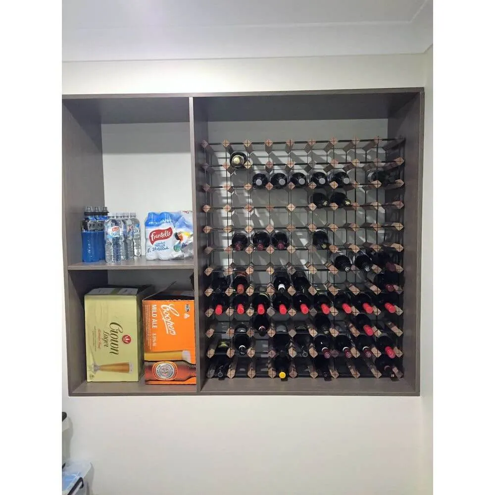 Vino Stack 4 Pocket Mahogany Wine Rack