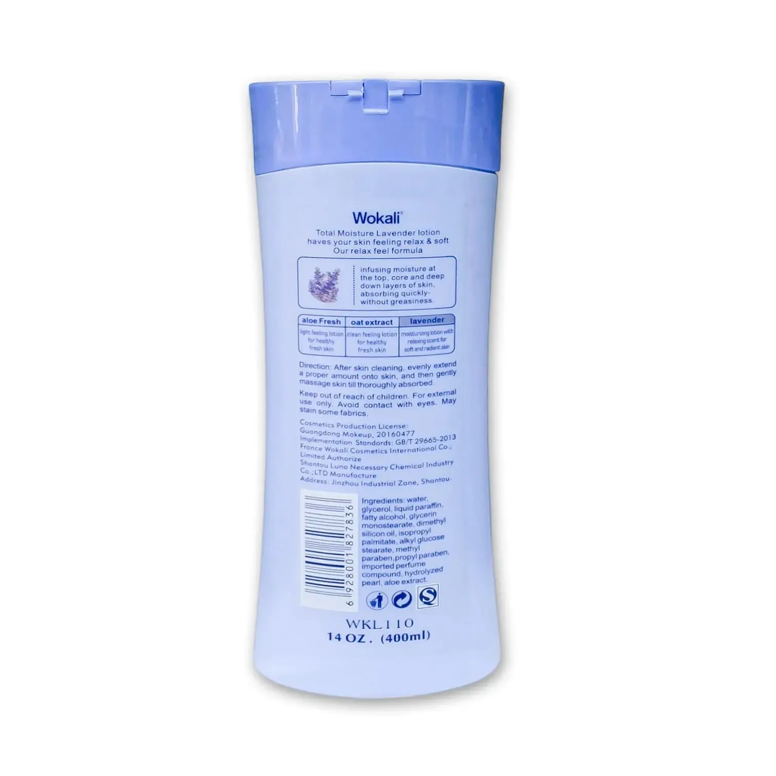 Wokali Total Moisture Lotion 400ml